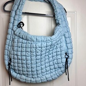 AS Revival Blue Puffer Quilted Carryall Bag